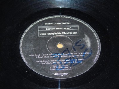 LOVELAND featuring the voice of RACHEL MCFARLANE - Don't make me wait - 12'' Viny