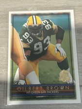 1996 Topps Gilbert Brown #272 Packers Rookie Card RC. rookie card picture