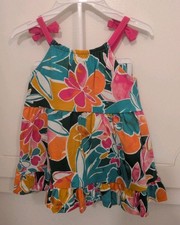 Carter's 2-Pc Tropical Tank Dress Diaper Cover Baby Girl Select Size 1P322810