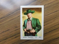 Albert Dekker  American Actor #153 Film Stars Maple Leaf Gum 1952