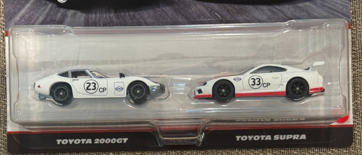 2025 Hot Wheels Car Culture 2-Pack Toyota 2000GT & Toyota Supra