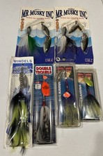 Vintage Musky Fishing Lures LOT Mr Musky Inc Windels Big Kahuna USA Made