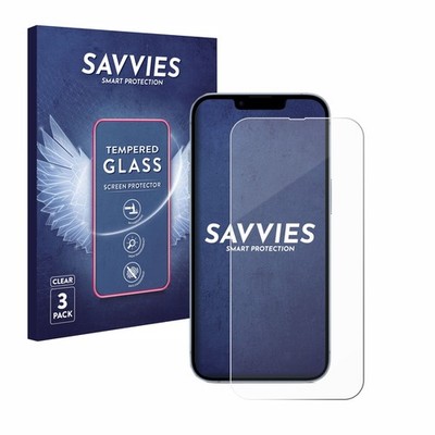 3x Schutzglas für Apple iPhone 14 Displayfolie 9H
