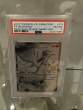 PSA 8 Reshiram 113/114 Full Art - Pokémon Celebrations Classic Collection 2021