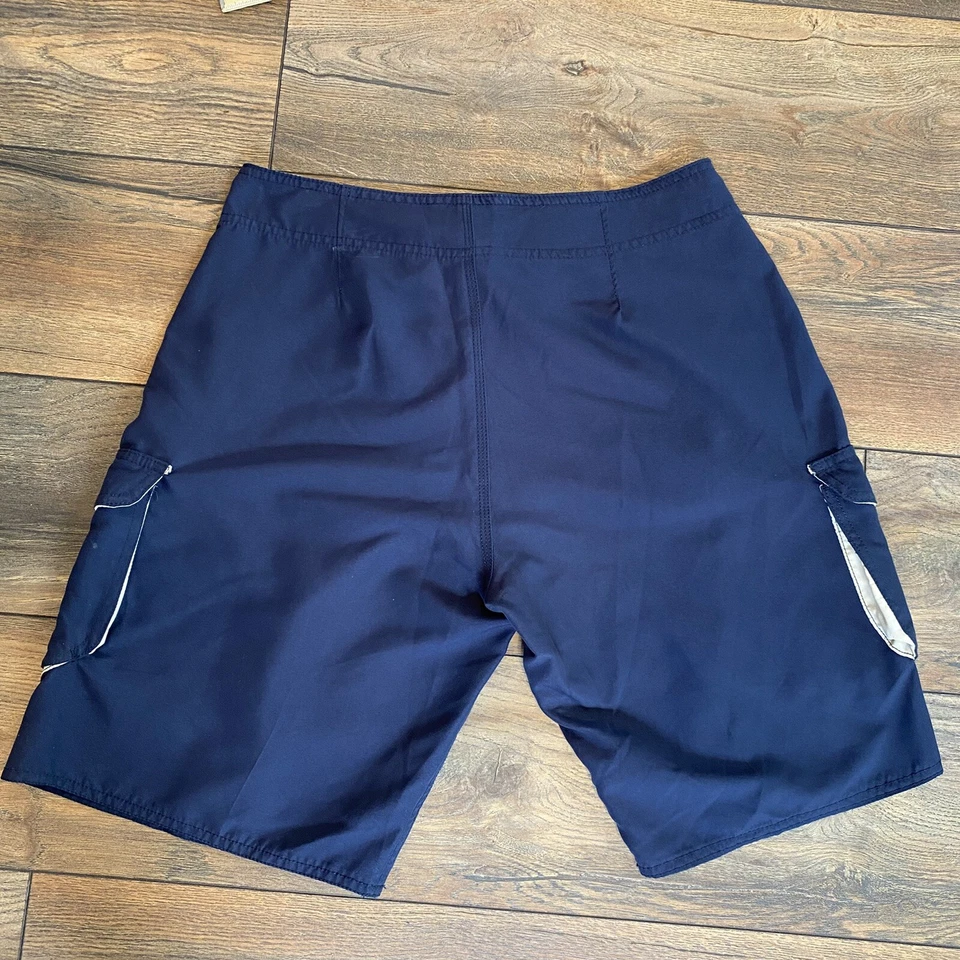 Плавательные шорты размер 32 синий грузовой карман шнурок 10 дюймов внутренний шов гавайский производительность - Изображение 4 из 4