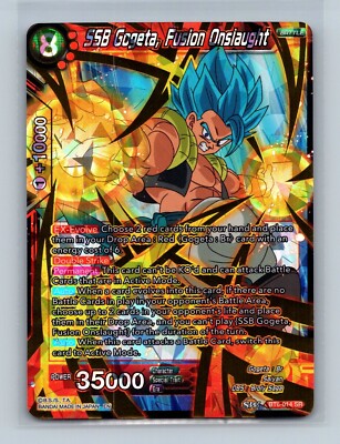 Dragonball Super CCG SSB Gogeta, Fusion Onslaught BT6-014 Foil Destroyer Kings
