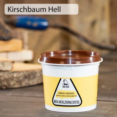 BORMA Holzspachtel Holzkitt Spachtelmasse - Kirsche Hell - 500g