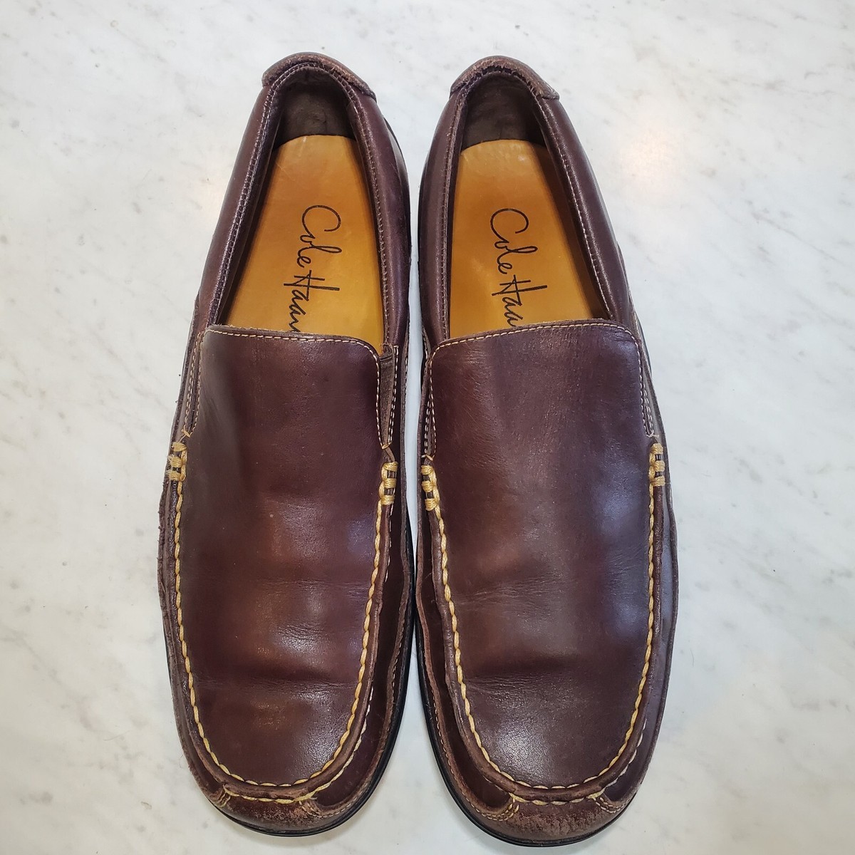 Cole Haan Tucker Venetian C04059 Loafers Men\'s US 12N French Roast Leather Shoes COLE HAAN - C04059 - Men main image 3
