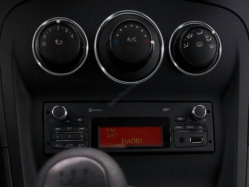 Per Mercedes Citan W415 12-21 Anillos de aluminio pulido al panel de control x3 - Picture 6 of 7