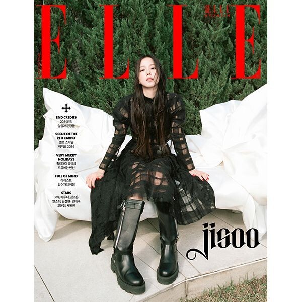 ELLE KOREA BLACKPINK JISOO 雑誌 2019年 12月号 Jisoo BLACKPINK Stars ELLE KOREA Magazine December 2019 Issue