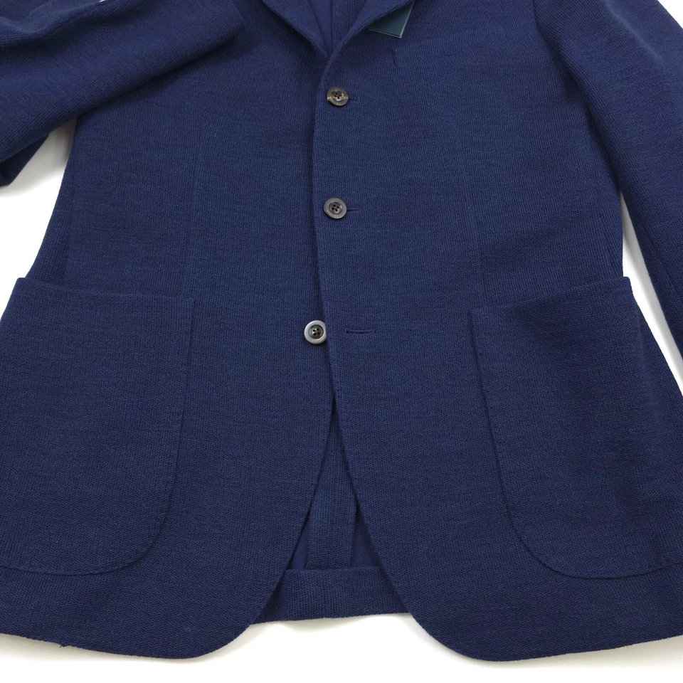 $1525 Boglioli Texturizado Tejido Calce Ajustado Azul Real K Chaqueta Hombres US 40R (Italia 50R) Foto 4 de 4