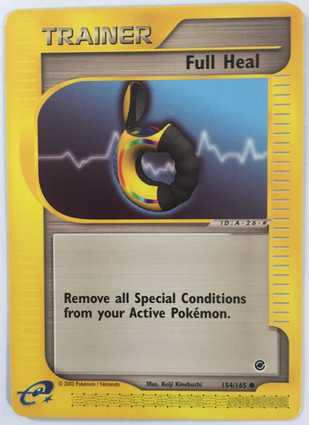 POKEMON FULL HEAL 154/165 EXPEDITION BASE SET COMMON TRAINER NEAR MINT