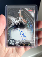 Rikuu Nishida Best of 2024 Auto Black Refractor /10 - 2024 Bowman's Best #B24-RN