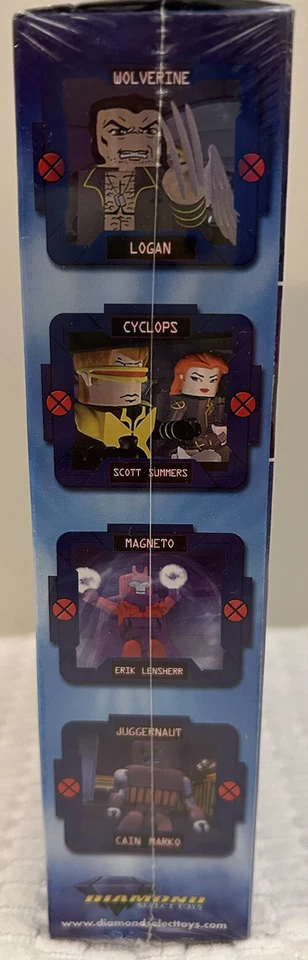 SELLADO X-Men Minimates Dark Tide Set Wolverine Magneto Cyclops Estatuillas y DVD Foto 3 de 4