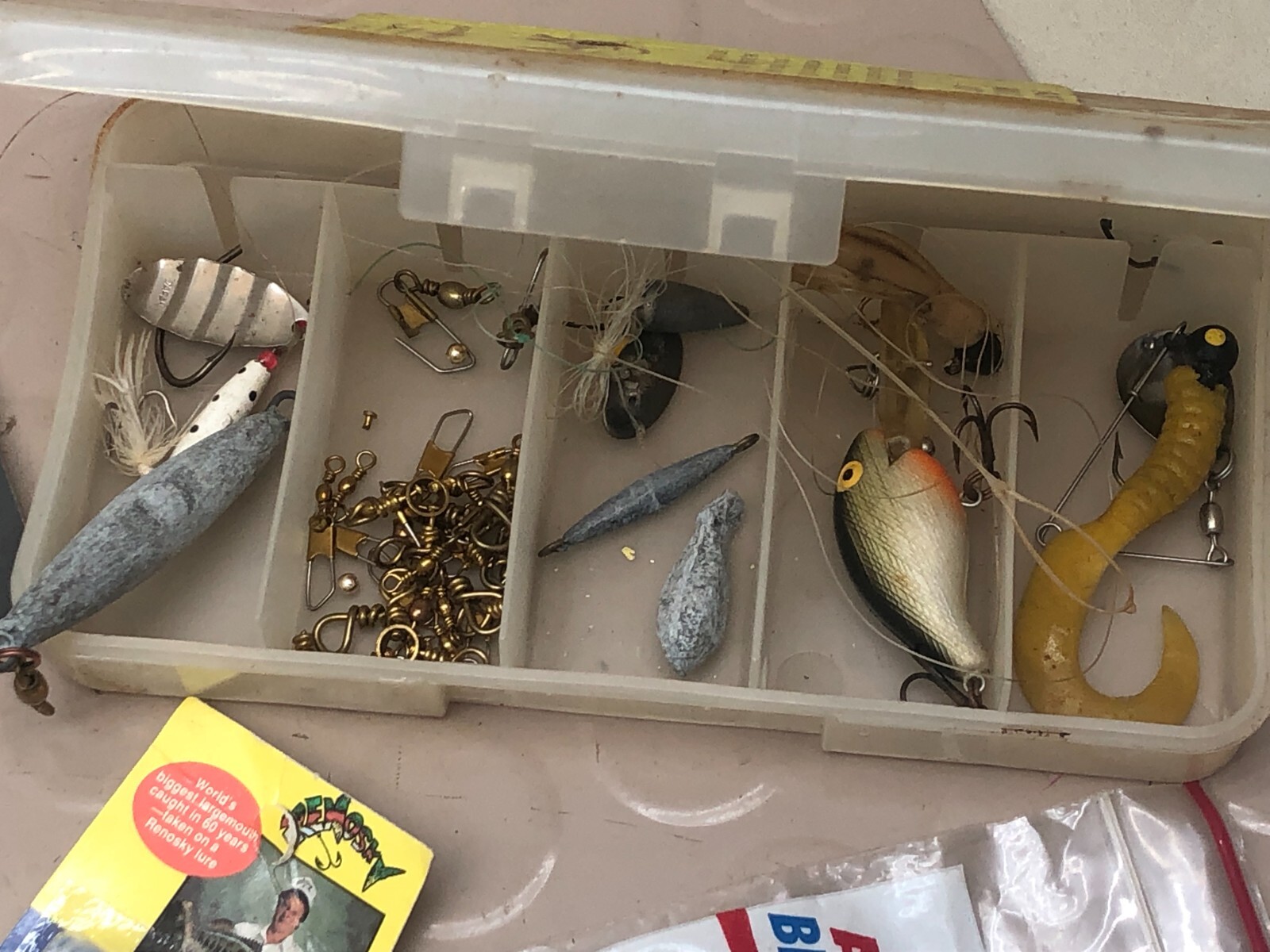 Fishing Tackle Lot mixed misc hooks/lures/rigs eBay