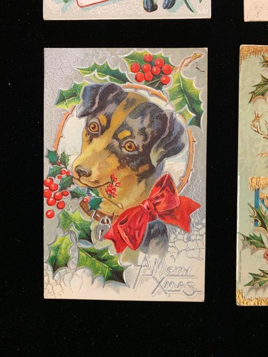 Vintage Postcards - (6) 1900's Christmas themed - Picture 5 of 8