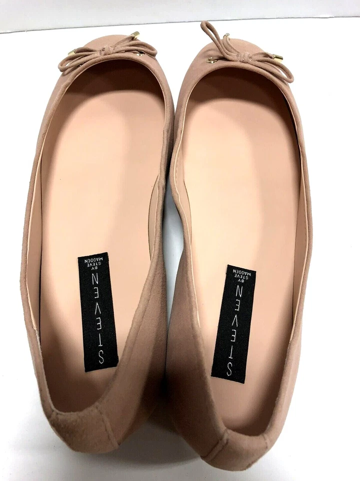 Steven Staple 女式平底腮红麂皮绒 10 M 码 — 第 3/4 张图片