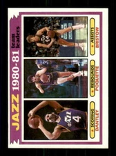 1981-82 Topps #65 Adrian Dantley/Ben Poquette/Allan Bristow NM/NM+ Ja ID: 165464