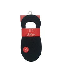 3 Paar Sneaker Socken S Oliver Gr 35-38 Schwarz Unisex