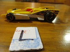 Hot Wheels 2004 RD-10 Yellow die Cast 1:64 scale Acceleracers Racing Drones