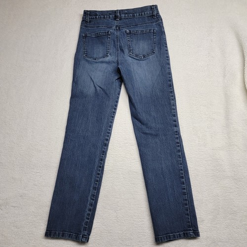 Gloria Vanderbilt 4P Skinny Jeans 28x28 Dark Wash 5 Pocket - Picture 9 of 12