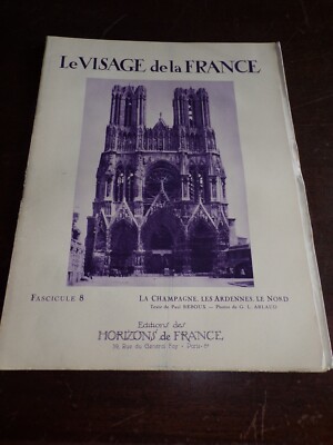 Zeitschrift '' Le facage de la France - Heft Nr. 8 '' La champagne, les ardennes ..
