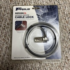 Targus Defcon CL Laptop Cable Lock 6.5 ft Combination Lock New In Package Sealed