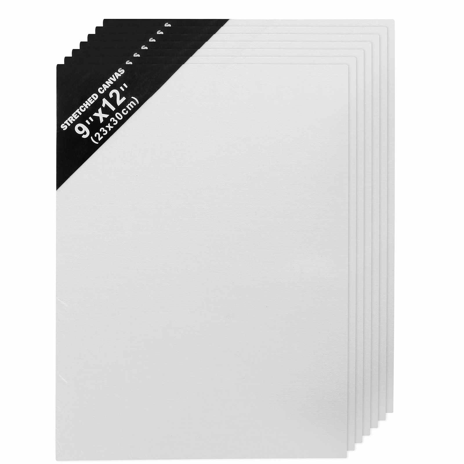 BELLE VOUS Tela Bianca da Pittura Set di 7 (23 x 30 cm /9 x 12 inch) - (z5m)