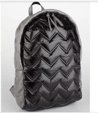 The Company Store Metallic Black/Gray Backpack Zig Zac Small Size