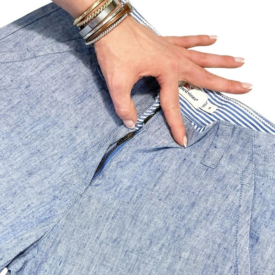 Vineyard Vines Linen Pants size 0 - Image 4 of 4