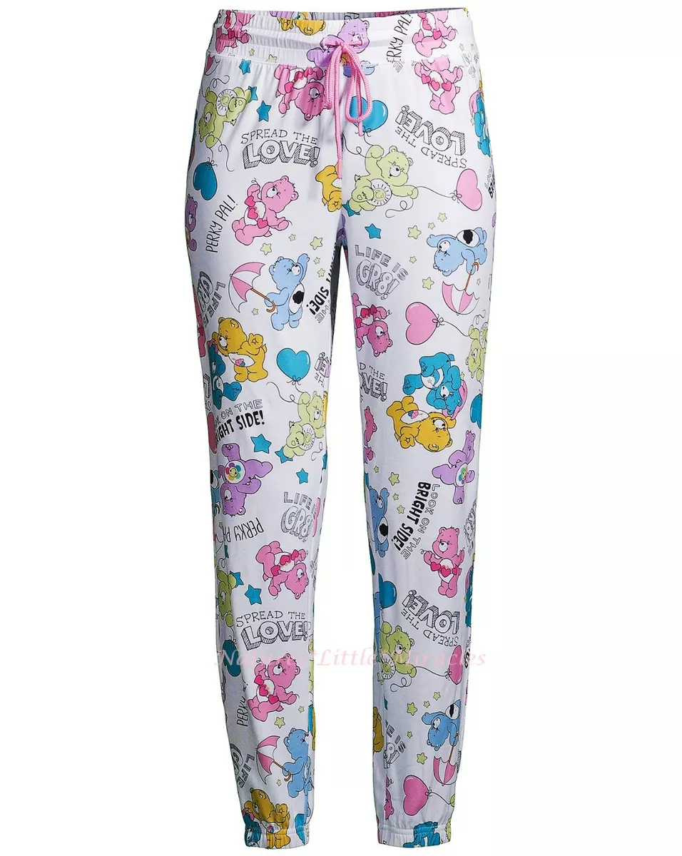 Care Bears Pajamas Pants Womens Size S-XL Joggers 80's Retro Toy Friends  NWT NEW