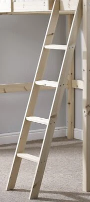 STRICTLY BEDS AND BUNKS LTD Pine Bunkbed Ladder Replacement Bunk Bed Slanted