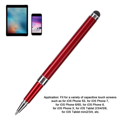 Capacitive Touch Stylus Writing Drawing Pen For iPhone 5S/6/6S/7/8/X Mini 2/3/4 - Afbeelding 2 van 24