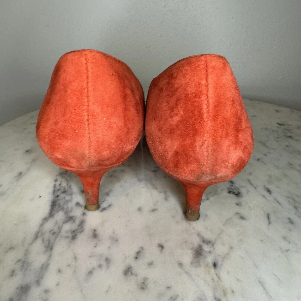 Zapatos de tacón Sole Society para mujer Desi Poppy talla 7 tacón de gatito rojo -E Foto 3 de 4