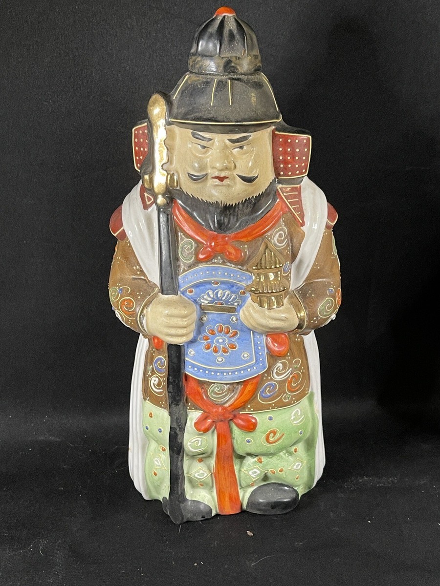 Lot = 5 Vintage Hand Painted Kamotsuru Sake Porcelain Bottle