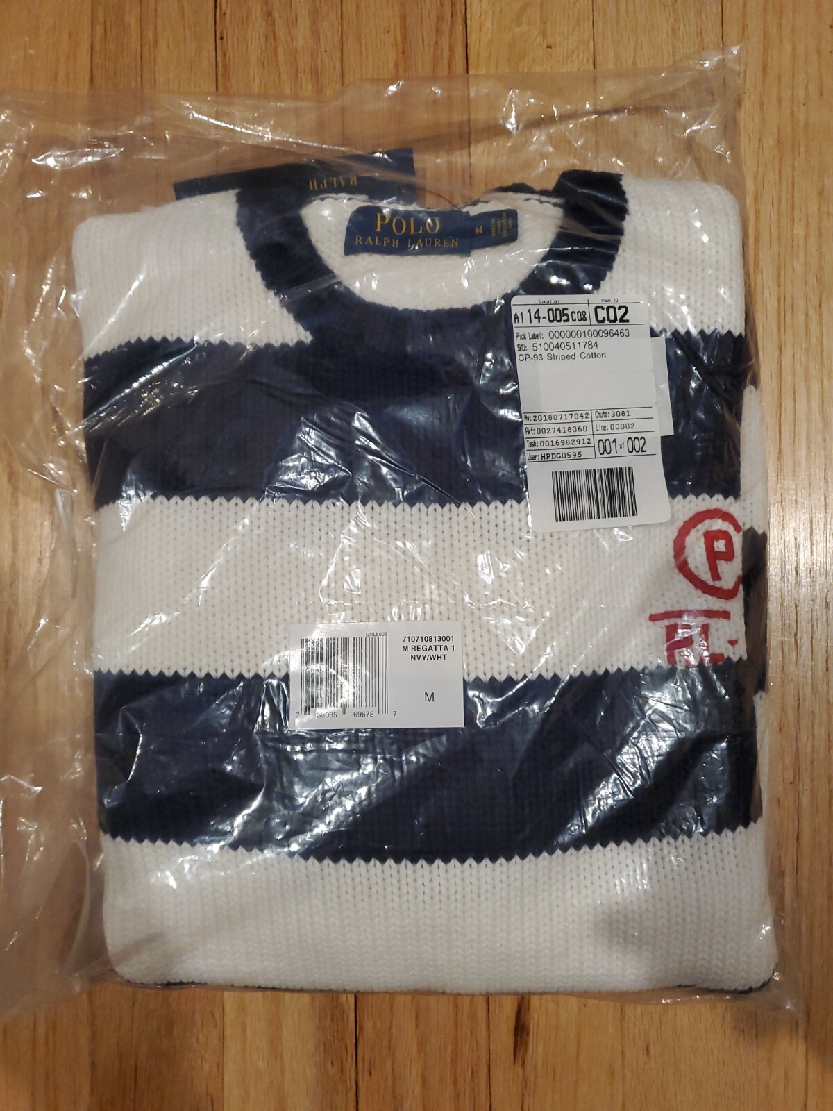 POLO RALPH LAUREN REGATTA SWEATER NAUTICAL SAILING RL CP93 SNOW BEACH P WING image 2