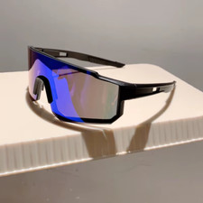 Trendy Mirror Women'S Goggles Men'S Origin Brand Ultralight Sun Shades Black Ove