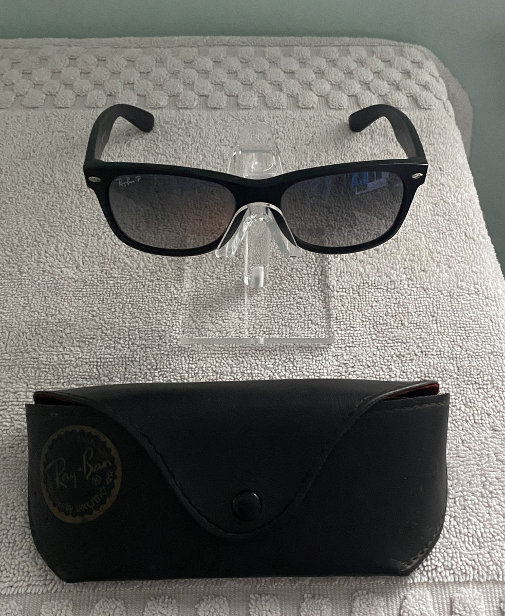 Ray-Ban New Wayfarer RB2132-F 55□18 Ray-Ban RB 2132 New Wayfarer Sunglasses Polarized 55-18 Black