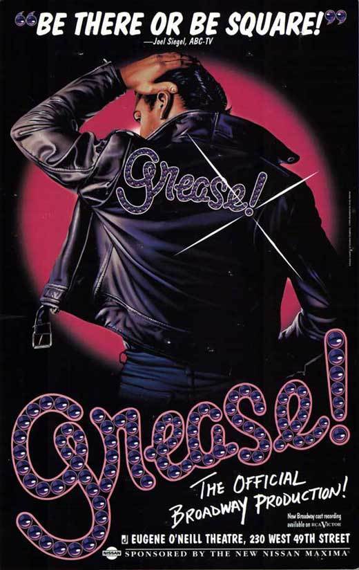 ★「激レア!」ホットウィール グリース GREASE レトロエンターテイメント★ GREASE (BROADWAY) Movie POSTER 27x40 Barry Bostwick Adrienne