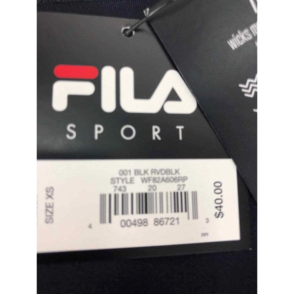 Workout Pants Fila Sport Yoga Womens Crop Mid Rise  - XS NEW - Image 4 of 4