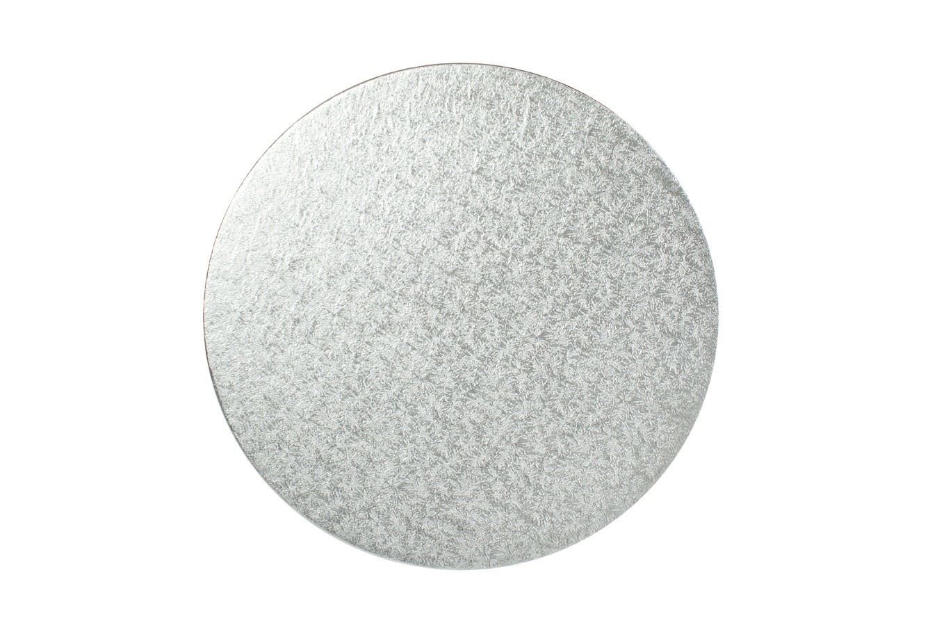 8 Inch Cake Drums Round 12mm Thick Strong Silver Cake Board - 50 Drums