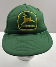 NWT Vintage John Deere K Products Trucker Hat Snapback Mesh Patch Made in USA