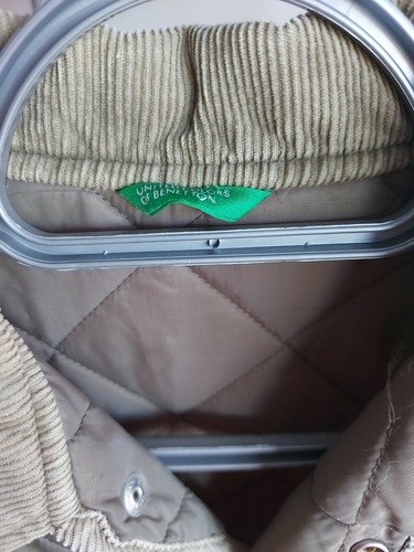United colours of benetton Youth Green Quilted Boys Jacket Age 10 in Vguc - Picture 2 of 5