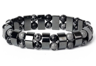 Bracelet Hématite Pierres Naturelles Qualité AAA | Taille