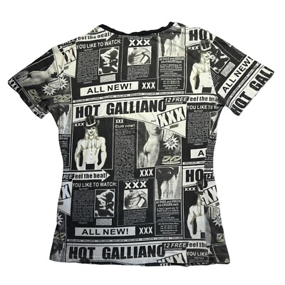 2011ss Galliano “rip it\" cotton A-shirt 2011ss Galliano “rip it cotton A-shirt