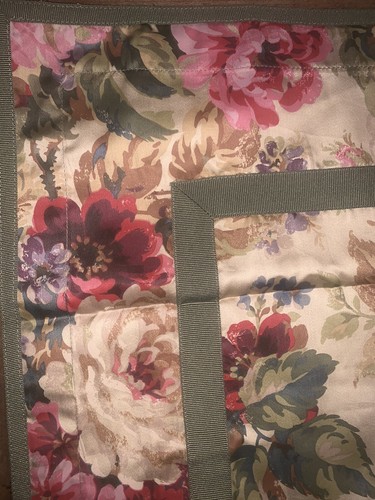 Ralph Lauren Chaps Rosemont Flowers Floral PR Standard Pillow Shams 23”W 28.5”L - Picture 10 of 17