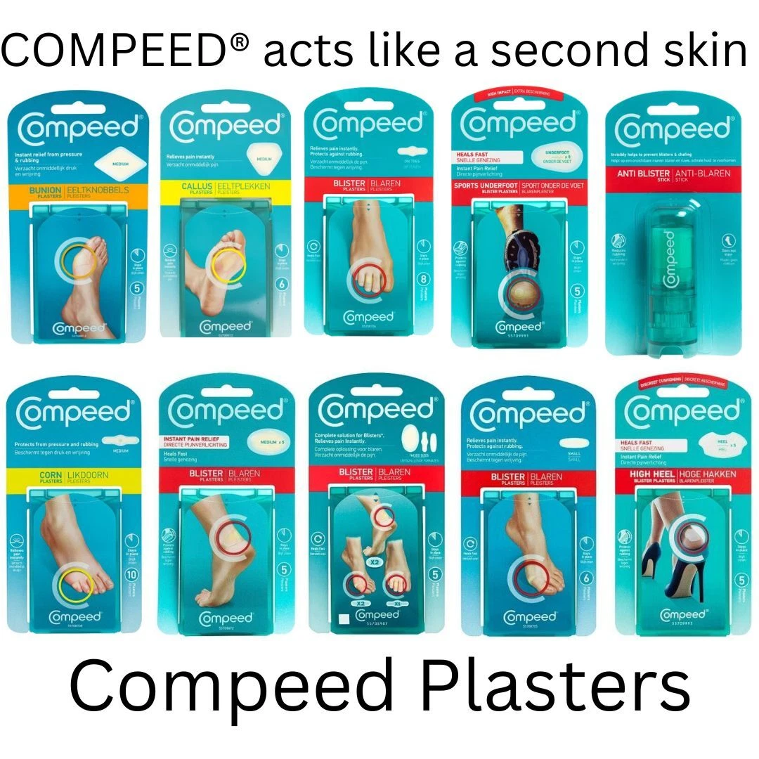 Compeed Blister Plasters/Bunion/ Callus/ Corn Plasters/ Anti-Blister Stick