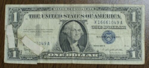 SN522 $1 Dollar Bill 5 X Silver Certificates 4 X 1957 1 X 1935 - Picture 3 of 6