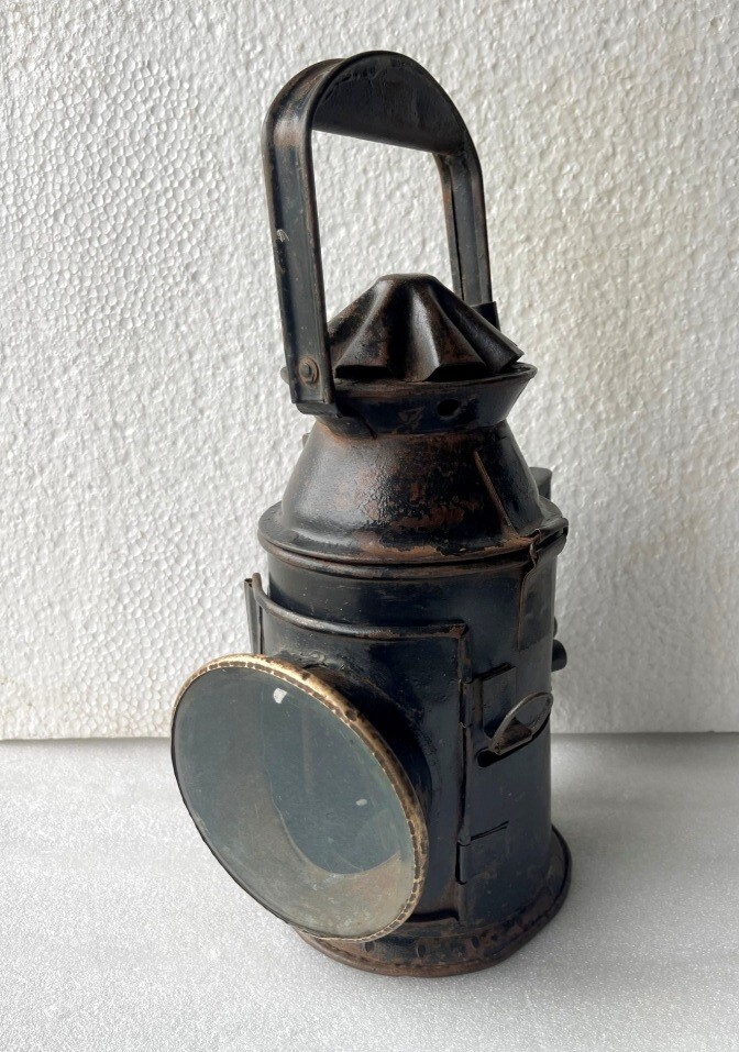 Antique Railroad Lantern, Old Railway Signal Lamps, Unique Home