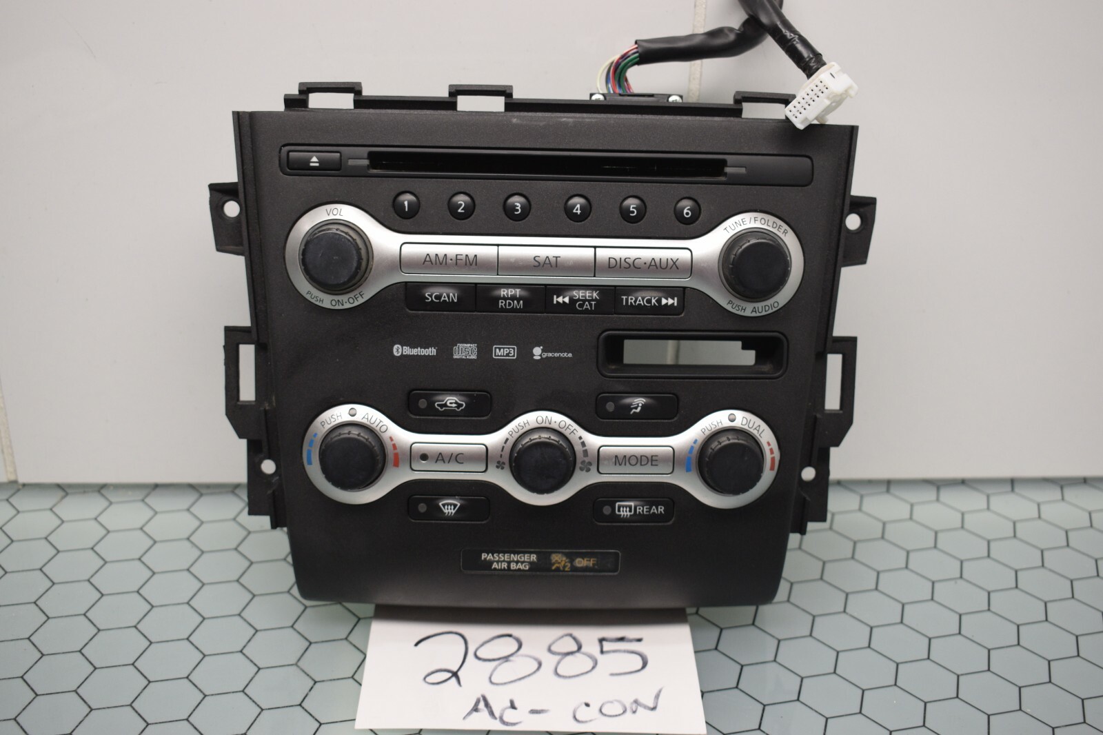 09 10 11 12 13 14 Nissan Maxima Radio AC and Heater Control Used Stock #2885-AC